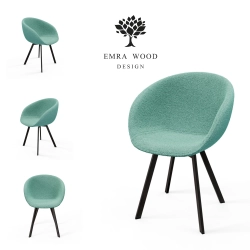 Krzesło KR-500 Ruby Kolory Tkanina Abriamo 10 Design Italia 2025-2030